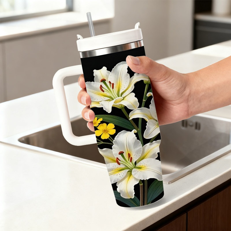 Sublimation Mug White - Tumbler in acciaio inossidabile a doppia