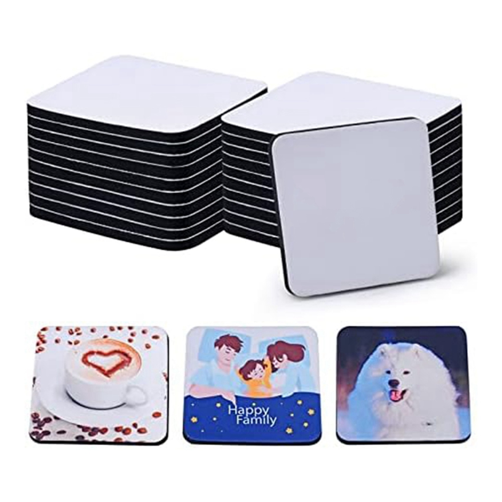 Sottobicchieri quadrati per su - Coaster Sublimation Blank recensione e prezzo