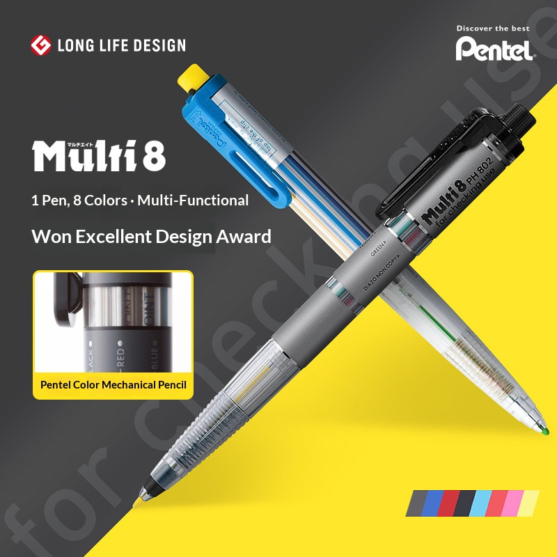 Pentel Multi 8 Matita Meccanic - Staedtler Pencil Lumocolor recensione e prezzo