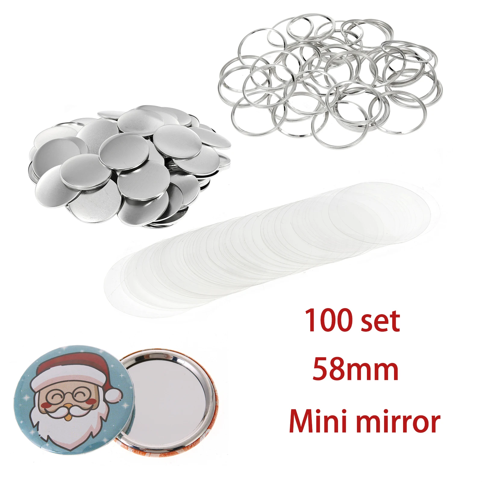 100 set di materiali per badge - Button Badge Blank recensione e prezzo